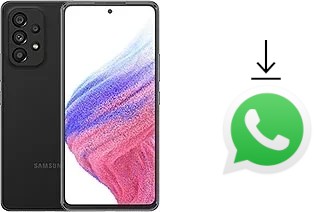 How to install WhatsApp in a Samsung Galaxy A53 5G