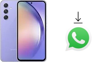 How to install WhatsApp in a Samsung Galaxy A54