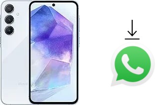 How to install WhatsApp in a Samsung Galaxy A55