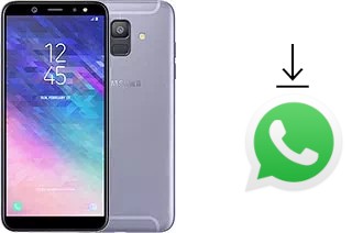 How to install WhatsApp in a Samsung Galaxy A6 (2018)