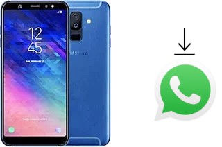 How to install WhatsApp in a Samsung Galaxy A6+ (2018)