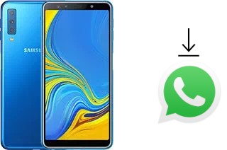 How to install WhatsApp in a Samsung Galaxy A7 (2018)