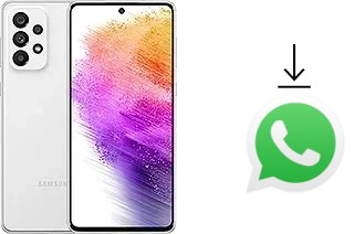 How to install WhatsApp in a Samsung Galaxy A73 5G