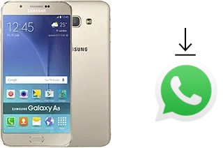 How to install WhatsApp in a Samsung Galaxy A8