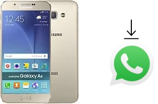 How to install WhatsApp in a Samsung Galaxy A8 Duos