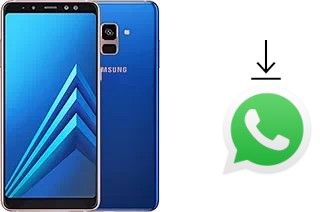 How to install WhatsApp in a Samsung Galaxy A8+ (2018)