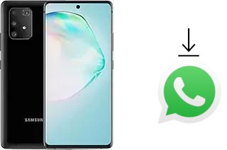 How to install WhatsApp in a Samsung Galaxy A91