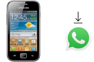 How to install WhatsApp in a Samsung Galaxy Ace Advance S6800