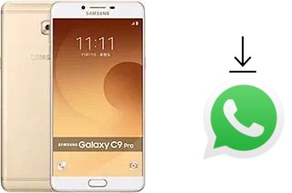 How to install WhatsApp in a Samsung Galaxy C9 Pro