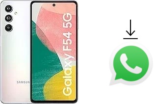 How to install WhatsApp in a Samsung Galaxy F54