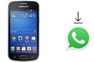 How to install WhatsApp in a Samsung Galaxy Fresh S7390