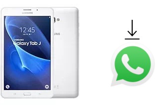 How to install WhatsApp in a Samsung Galaxy Tab J