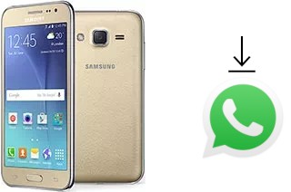 How to install WhatsApp in a Samsung Galaxy J2