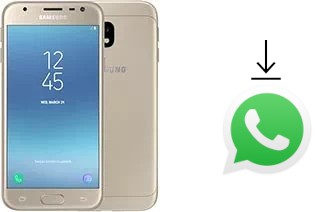 How to install WhatsApp in a Samsung Galaxy J3 (2017)