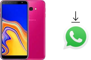 How to install WhatsApp in a Samsung Galaxy J4+