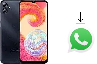 How to install WhatsApp in a Samsung Galaxy M04