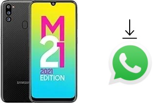 How to install WhatsApp in a Samsung Galaxy M21 2021