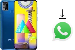 How to install WhatsApp in a Samsung Galaxy M31 Prime