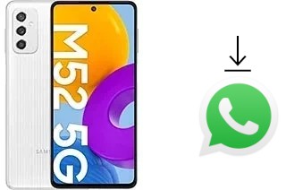 How to install WhatsApp in a Samsung Galaxy M52 5G