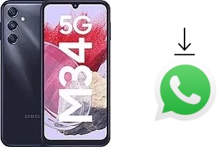 How to install WhatsApp in a Samsung Galaxy M34 5G