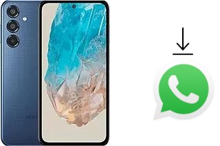 How to install WhatsApp in a Samsung Galaxy M35