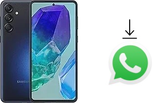 How to install WhatsApp in a Samsung Galaxy M55