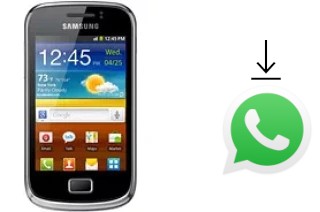 How to install WhatsApp in a Samsung Galaxy mini 2 S6500