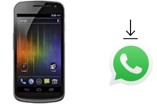 How to install WhatsApp in a Samsung Galaxy Nexus I9250