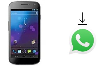 How to install WhatsApp in a Samsung Galaxy Nexus LTE L700