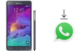 How to install WhatsApp in a Samsung Galaxy Note 4