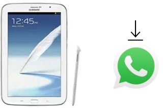 How to install WhatsApp in a Samsung Galaxy Note 8.0