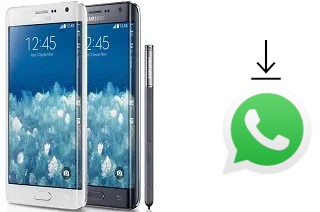 How to install WhatsApp in a Samsung Galaxy Note Edge