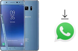 How to install WhatsApp in a Samsung Galaxy Note FE