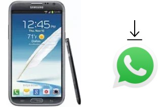 How to install WhatsApp in a Samsung Galaxy Note II CDMA