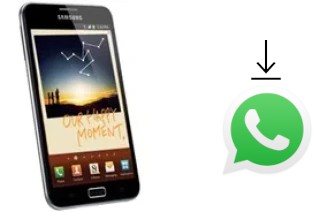 How to install WhatsApp in a Samsung Galaxy Note N7000