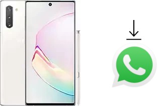 How to install WhatsApp in a Samsung Galaxy Note10 5G