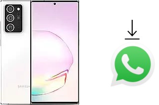 How to install WhatsApp in a Samsung Galaxy Note20+ 5G