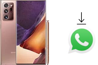 How to install WhatsApp in a Samsung Galaxy Note20 Ultra 5G