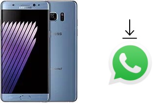 How to install WhatsApp in a Samsung Galaxy Note7