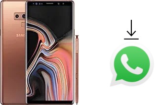 How to install WhatsApp in a Samsung Galaxy Note9