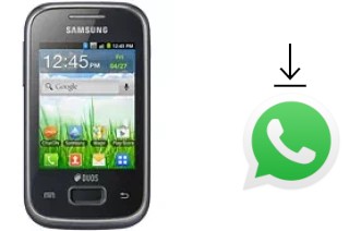 How to install WhatsApp in a Samsung Galaxy Pocket Duos S5302