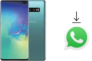 How to install WhatsApp in a Samsung Galaxy S10+