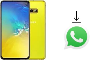 How to install WhatsApp in a Samsung Galaxy S10e