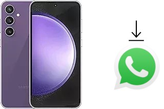 How to install WhatsApp in a Samsung Galaxy S23 FE