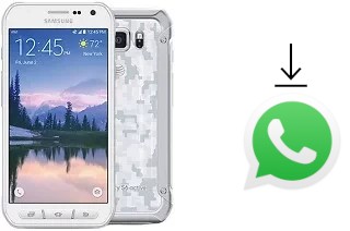 How to install WhatsApp in a Samsung Galaxy S6 active