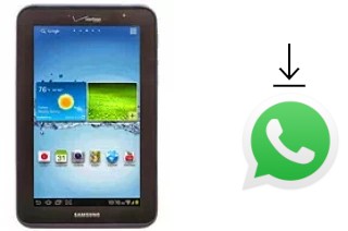 How to install WhatsApp in a Samsung Galaxy Tab 2 7.0 I705