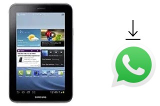 How to install WhatsApp in a Samsung Galaxy Tab 2 7.0 P3110