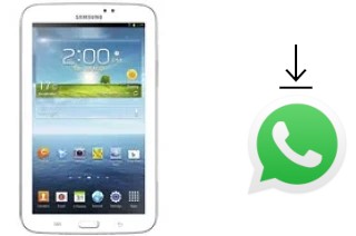 How to install WhatsApp in a Samsung Galaxy Tab 3 7.0 WiFi