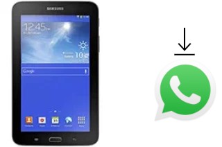 How to install WhatsApp in a Samsung Galaxy Tab 3 Lite 7.0 3G