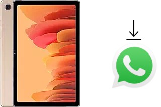 How to install WhatsApp in a Samsung Galaxy Tab A7 10.4 (2020)